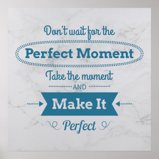 Maak het perfecte moment poster (Voorkant)