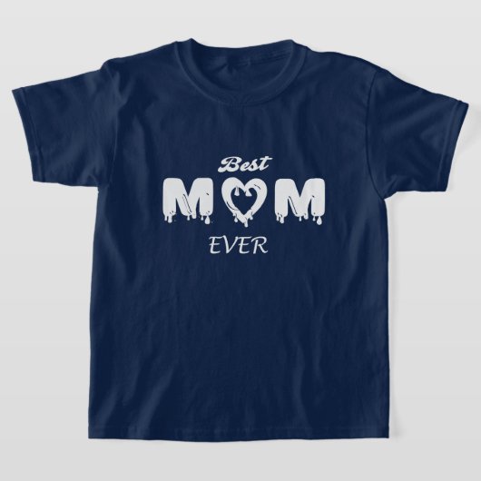 Maak het persoonlijk: beste moeder ooit t-shirt (Laagn)