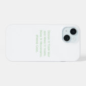 Maak het persoonlijk iPhone 15 case (Achterkant horizontaal)