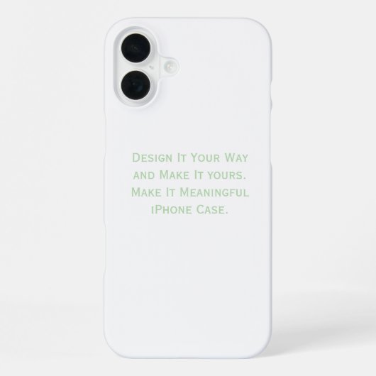 Maak het persoonlijk iPhone hoesje (Achterkant)
