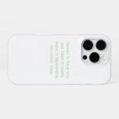 Maak het persoonlijk iPhone hoesje (Achterkant horizontaal)