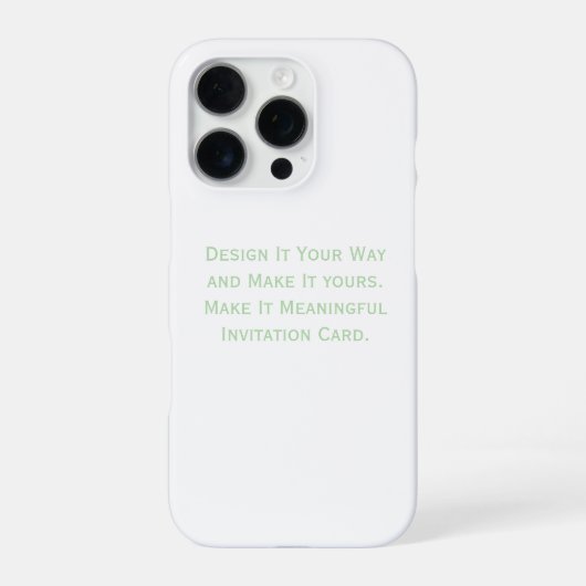 Maak het persoonlijk iPhone hoesje (Achterkant)