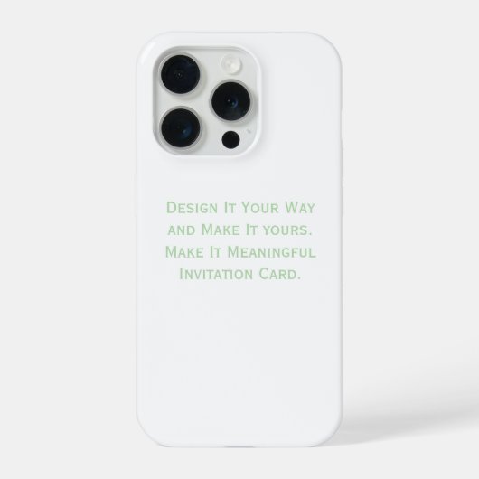 Maak het persoonlijk iPhone hoesje (Achterkant)