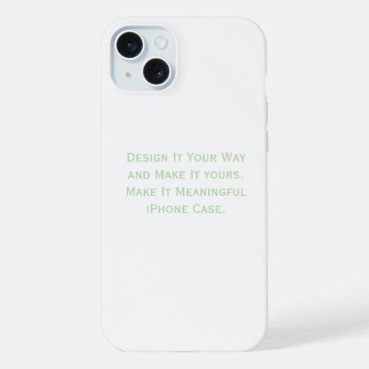 Maak het persoonlijk iPhone hoesje (Achterkant)