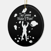 Maak het pet van het Hockey-systeem Keramisch Ornament (Links)