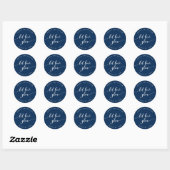 Maak het script minder aantrekkelijk, laat liefdes ronde sticker (Vel)