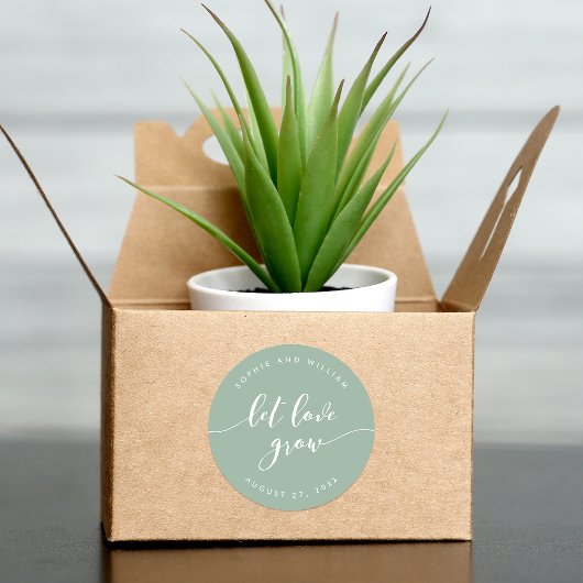 Maak het script minder fijn zodat de liefde zich u ronde sticker