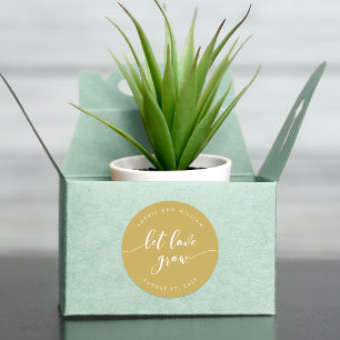 Maak het script minder fijn zodat de liefde zich u ronde sticker