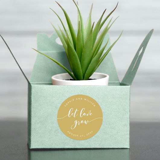 Maak het script minder fijn zodat de liefde zich u ronde sticker