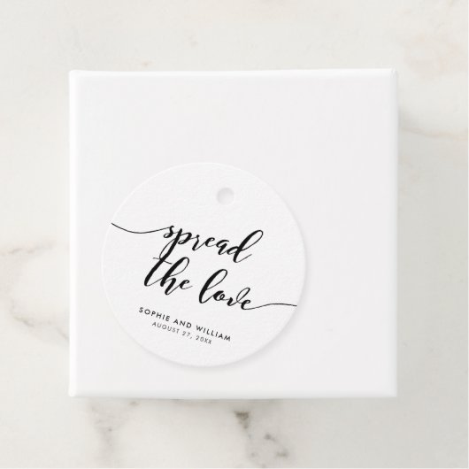 Maak het script Spread the Love Wedding Bedankjes Labels (In situ)