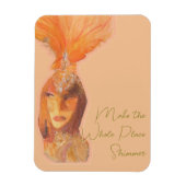 Maak het Shimmer Showgirl Era Magnet Magneet (Verticaal)
