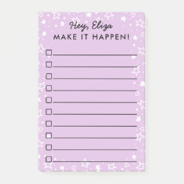 Maak het Star & Heart Doodles om een lijst te doen Post-it® Notes