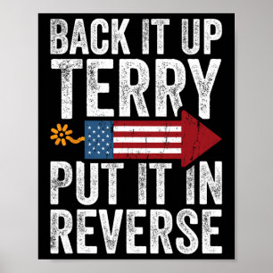 Maak het terug op Terry, zet het in omgekeerde gra Poster