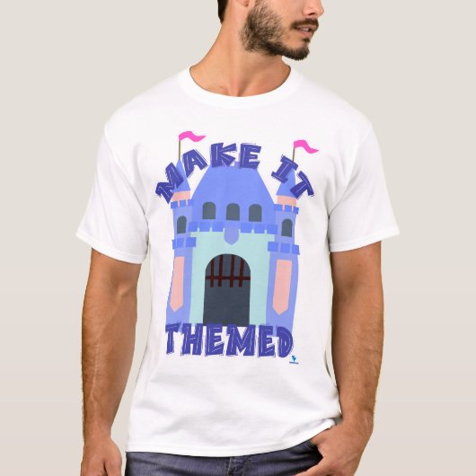 Maak Het Thema Kasteel Park Pret  T-shirt (Voorkant)