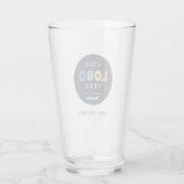 Maak het uw aangepaste bedrijfslogo glas (Achterkant)