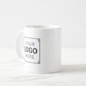 Maak het uw aangepaste logo (28-201) koffiemok (Voorkant links)