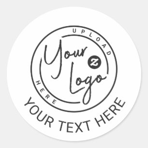 Maak het uw aangepaste merklogo ronde sticker