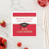 MAAK HET UW Custom Class Reunion party servet (Insitu)