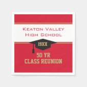 MAAK HET UW Custom Class Reunion party servet (Voorkant)