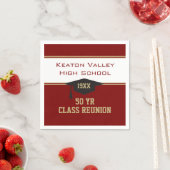 MAAK HET UW Custom Class Reunion party servet (Insitu)