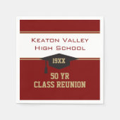MAAK HET UW Custom Class Reunion party servet (Voorkant)