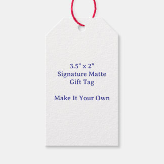 Maak het uw eigen 8,9 cm x 5 cm Rode Twijn Cadeaulabel
