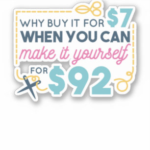 Maak het uw eigen Citaat Typografie Sticker