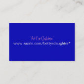 "Maak het uw eigen" profielkaart Visitekaartje (Achterkant)