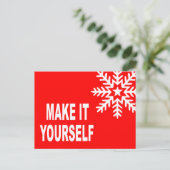 Maak het uw eigen Uitnodiging van het Briefkaart (Staand voorkant)