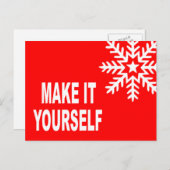 Maak het uw eigen Uitnodiging van het Briefkaart (Voorkant / Achterkant)