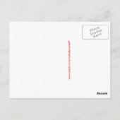 Maak het uw eigen Uitnodiging van het Briefkaart (Achterkant)