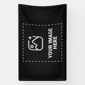 Maak het van jou met foto-ontwerp spandoek (Verticaal)