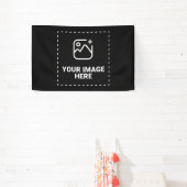 Maak het van jou met foto-ontwerp spandoek (Insitu)