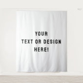 Maak het van jou - XL Custom White Tapestry Wandkleed (Voorkant)