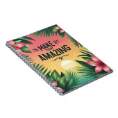 "Maak het vandaag geweldig" Notitieboek (Rechterzijde)