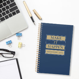 Maak het waar | Aangepaste naam en jaar Planner