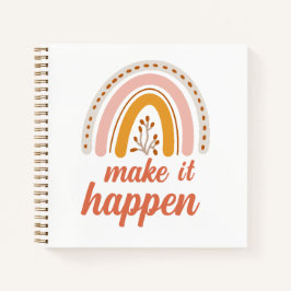 Maak het waar, Boho Goals and Dreams Journal Notitieboek