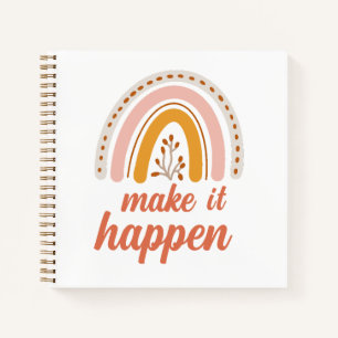 Maak het waar, Boho Goals and Dreams Journal Notitieboek