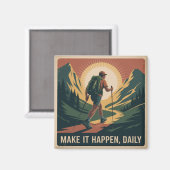 Maak het waar, elke dag magneet (Voorkant / Achterkant)