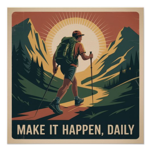 Maak het waar, elke dag perfect poster (Voorkant)