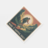 Maak het waar, elke dag servet (Hoek)