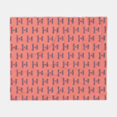 Maak het waar motiverende quote fleece deken (Voorkant (Horizontaal))