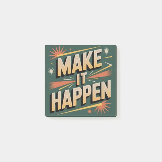 Maak het waar post-it® notes (Voorkant)