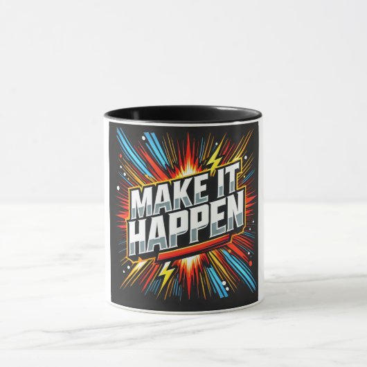 Maak het waar Succes, Beste Cadeau Voor Hem Mok (Midden)