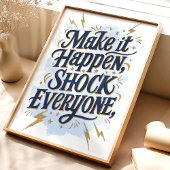 Maak het waar Wall Art Print