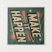 Maak het waar wandkleed (Voorkant (horizontaal))