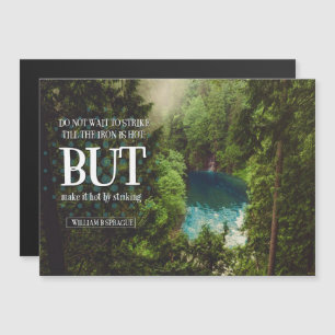 Maak het warm door het opmerken van een magnetisch magnetische uitnodiging