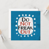 Maak het Wenskaart niet gek Kaart (Voorkant / Achterkant in situ)