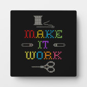 Maak het werk Mode Fotoplaat (Voorkant)