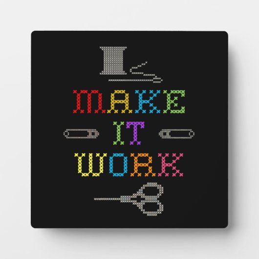 Maak het werk Mode Fotoplaat (Voorkant)